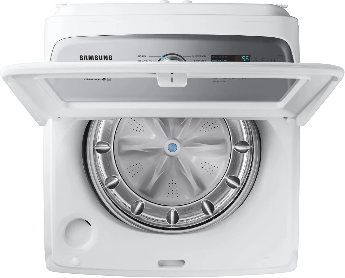 Open Box **Scratch And Dent** Samsung 5.0 White Top Load Washer 4 Open Box **Scratch And Dent** Samsung 5.0 White Top Load Washer - Image 2