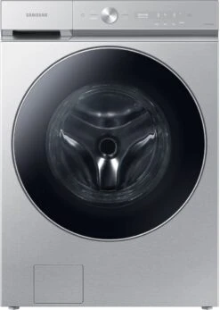 Samsung Bespoke 8900 Series 5.3 Cu. Ft. Silver Steel Front Load Washer
