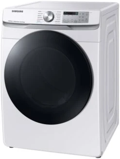 Open Box **Scratch And Dent** Samsung 7.5 Cu. Ft. White Front Load Gas Dryer -Samsung LG Store 0498ce93 0c7e 4f5a 9541 6566ca4ac5e8