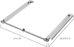 LG 27" Chrome Laundry Stacking Kit -Samsung LG Store 06e0415a 5787 4587 a51a 39245a0281da