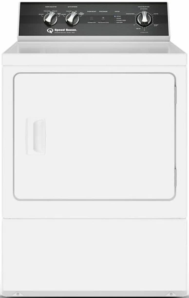 Speed Queen® DR5 7.0 Cu. Ft. White Front Load Electric Dryer 3 Speed Queen® DR5 7.0 Cu. Ft. White Front Load Electric Dryer