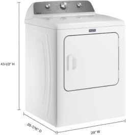 Maytag® 7.0 Cu. Ft. White Front Load Gas Dryer 20 Maytag® 7.0 Cu. Ft. White Front Load Gas Dryer -Samsung LG Store 0c9578fe dbfe 4b4f a0be f3a16f70097e