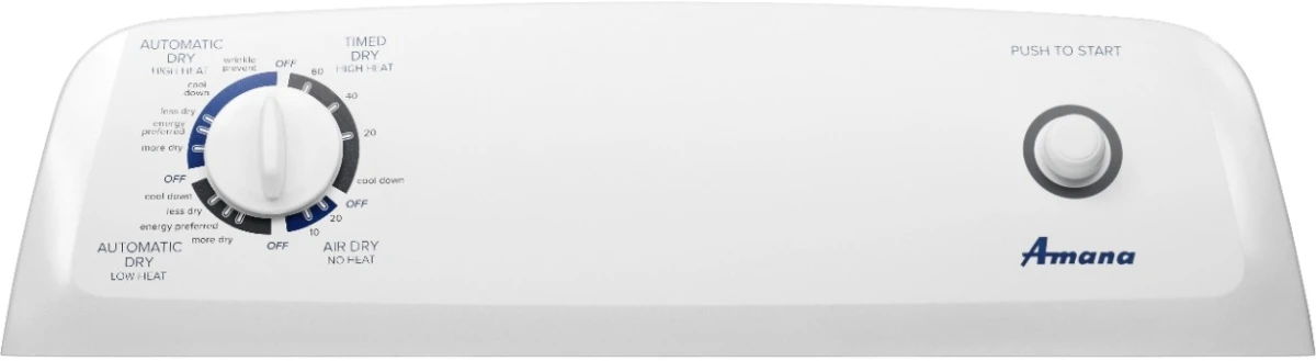 Amana® 6.5 Cu. Ft. White Front-Load Electric Dryer 9 Amana® 6.5 Cu. Ft. White Front-Load Electric Dryer - Image 7