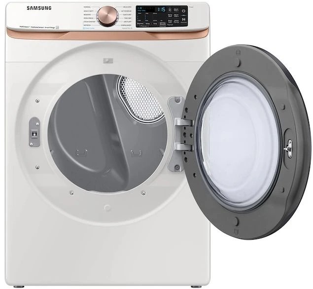 Samsung 7.5 Cu. Ft. Ivory Front Load Gas Dryer 6 Samsung 7.5 Cu. Ft. Ivory Front Load Gas Dryer - Image 4