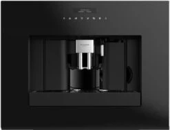 Fulgor Milano Distinto 24" Black Glass Built-In Coffee Maker