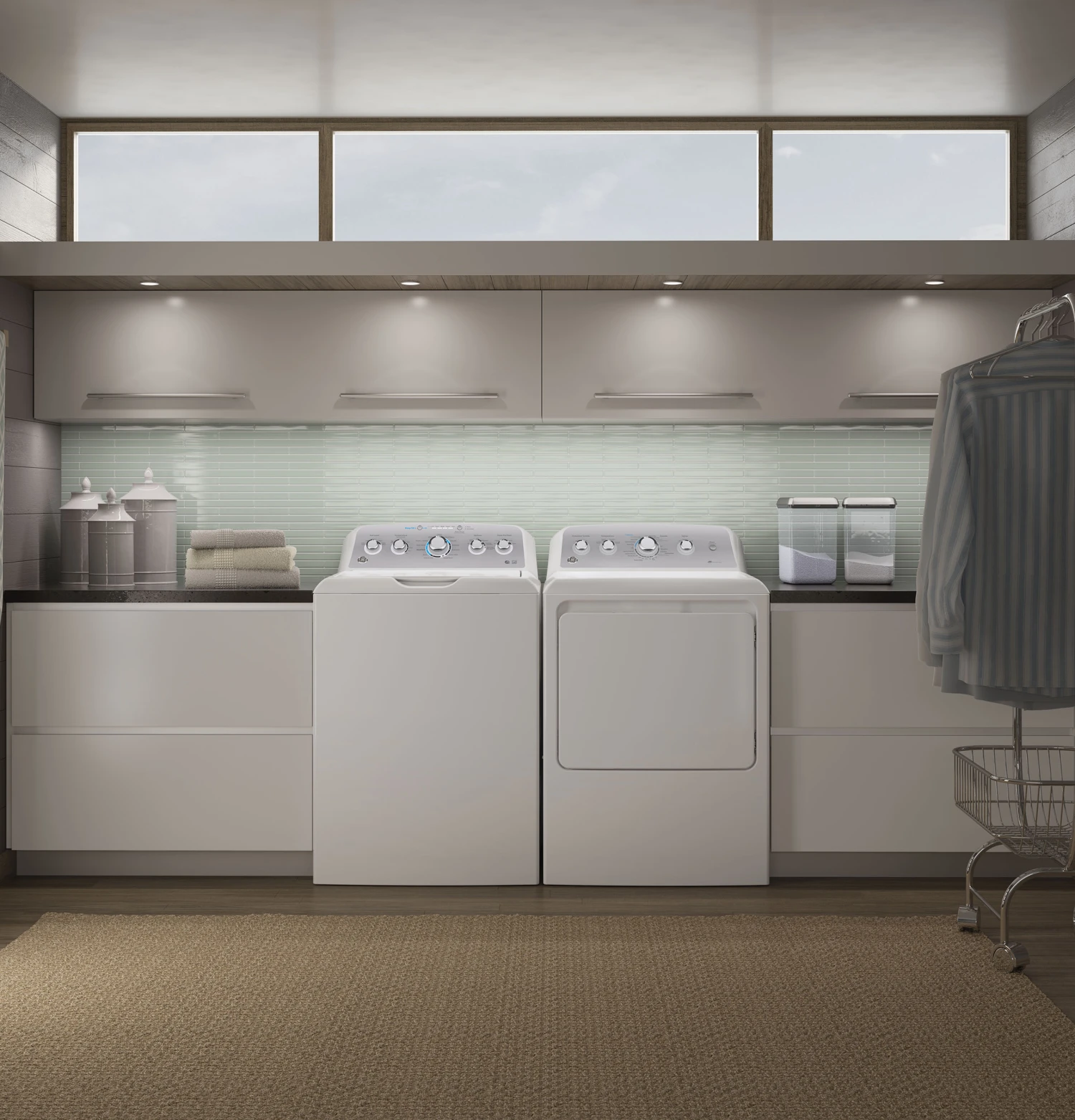 GE Laundry Pair Package 114 GTW500ASNWS-GTD45GASJWS 3 GE Laundry Pair Package 114 GTW500ASNWS-GTD45GASJWS