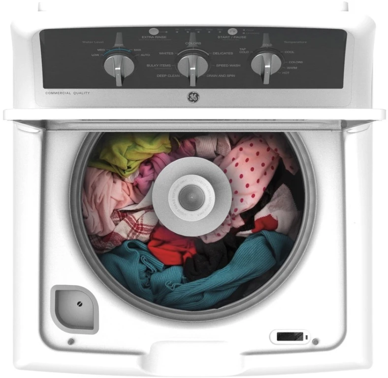 Open Box **Scratch And Dent** GE® 4.2 Cu. Ft. White Top Load Washer 7 Open Box **Scratch And Dent** GE® 4.2 Cu. Ft. White Top Load Washer - Image 5