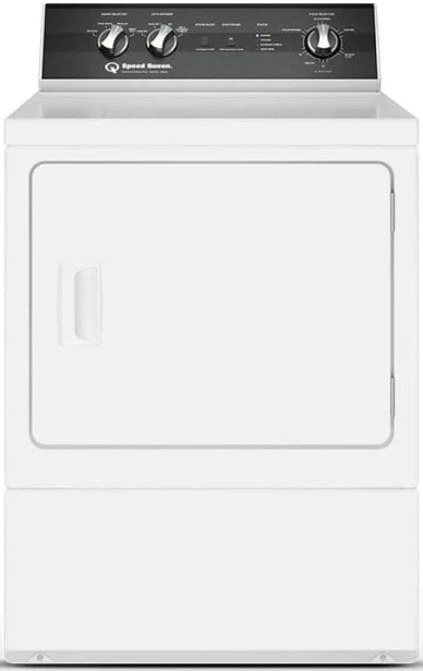 Speed Queen® DR5 7.0 Cu. Ft. White Front Load Gas Dryer 3 Speed Queen® DR5 7.0 Cu. Ft. White Front Load Gas Dryer
