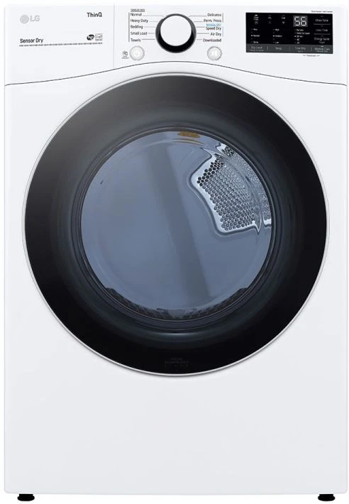 Open Box **Scratch And Dent** LG 7.4 Cu. Ft. White Front Load Electric Dryer 3 Open Box **Scratch And Dent** LG 7.4 Cu. Ft. White Front Load Electric Dryer
