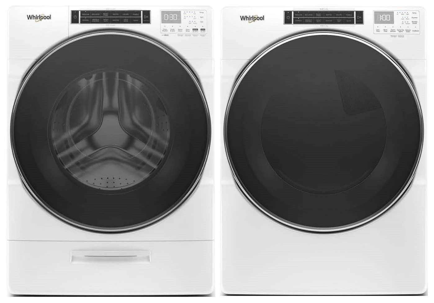 WHIRLPOOL Laundry Pair Package 92 WFW8620HW-WGD8620HW 3 WHIRLPOOL Laundry Pair Package 92 WFW8620HW-WGD8620HW