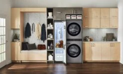 LG 4.5 Cu. Ft. Washer, 7.4 Cu. Ft. Gas Dryer Graphite Steel Front Load Stack Laundry 21 LG 4.5 Cu. Ft. Washer, 7.4 Cu. Ft. Gas Dryer Graphite Steel Front Load Stack Laundry -Samsung LG Store 1919e895 f35b 4c7a aa48 7c93a76cad10