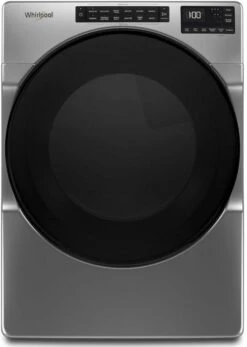 Whirlpool® 7.4 Cu. Ft. Chrome Shadow Front Load Electric Dryer