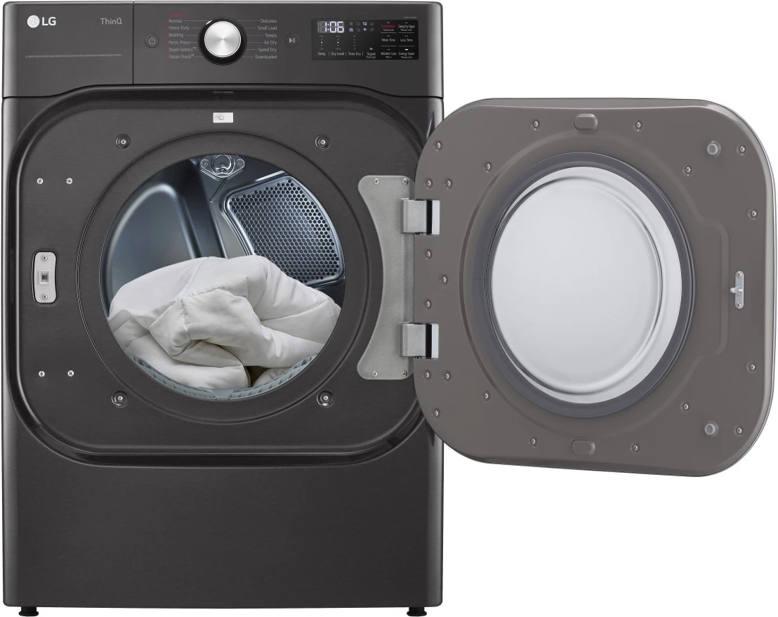 LG 9.0 Cu. Ft. Black Steel Electric Dryer 6 LG 9.0 Cu. Ft. Black Steel Electric Dryer - Image 4