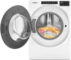 Whirlpool® 4.5 Cu. Ft. White Front Load Washer -Samsung LG Store 1d8350f5 9316 494f a540 994d6945e1f8
