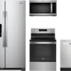 Whirlpool® 4 Piece Fingerprint Resistant Stainless Steel Kitchen Package -Samsung LG Store 1dd09eb2 079c 490c bb21 79fdc72ff954