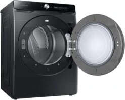 Open Box **Scratch And Dent** Samsung 7.5 Cu. Ft. Brushed Black Front Load Electric Dryer -Samsung LG Store 1e18c784 63e6 47fa bb0b 7c41433aeebc