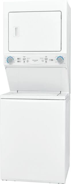 Frigidaire® 3.9 Cu. Ft. Washer, 5.6 Cu. Ft. White Gas Stack Laundry -Samsung LG Store 2087e9b8 490f 4333 9341 717b42b937d3
