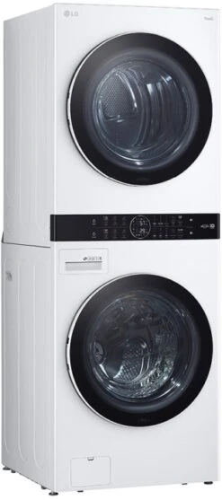 Open Box **Scratch And Dent** LG 4.5 Cu. Ft. Washer, 7.4 Cu. Ft. Electric Dryer White Front Load Stack Laundry 17 Open Box **Scratch And Dent** LG 4.5 Cu. Ft. Washer, 7.4 Cu. Ft. Electric Dryer White Front Load Stack Laundry -Samsung LG Store 21299444 dc20 4150 92fb 27ce42f04697 1