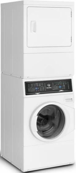 Speed Queen® SF7 3.5 Washer, 7.0 Cu. Ft Electric Dryer White Stack Laundry -Samsung LG Store 21b21ca6 ebad 408b 87c6 69317c239ed0
