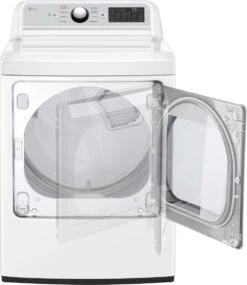 LG 7.3 Cu. Ft. White Electric Dryer -Samsung LG Store 243c25c8 cf9c 42f3 be35 419bc620a6c6 1