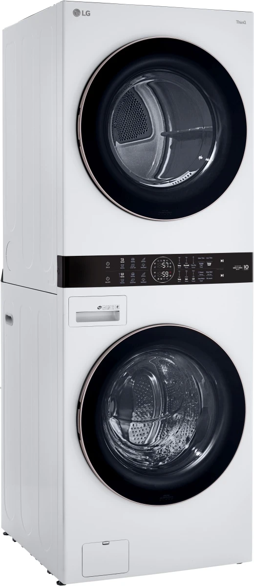 LG 4.5 Cu. Ft. Washer, 7.4 Cu. Ft. Dryer White Stack Laundry 5 LG 4.5 Cu. Ft. Washer, 7.4 Cu. Ft. Dryer White Stack Laundry - Image 3