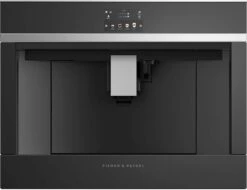 Open Box **Scratch And Dent** Fisher & Paykel 24” Built In Coffee Machine-Black Glass