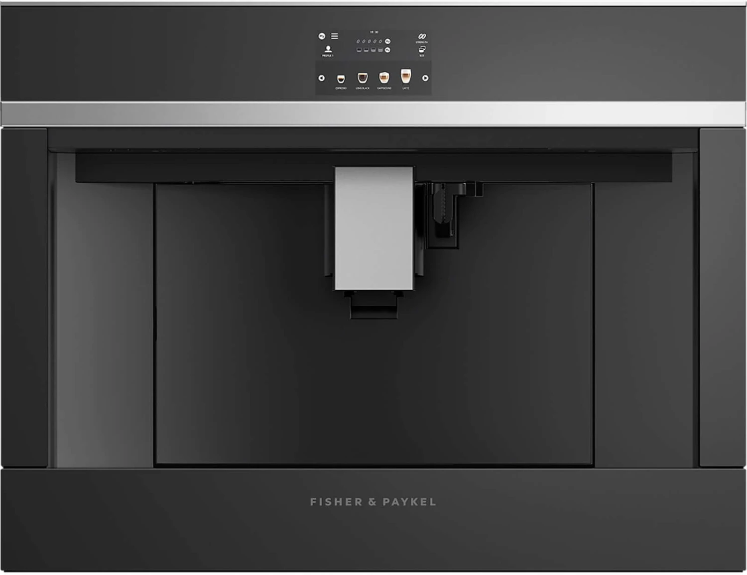 Open Box **Scratch And Dent** Fisher & Paykel 24” Built In Coffee Machine-Black Glass 3 Open Box **Scratch And Dent** Fisher & Paykel 24” Built In Coffee Machine-Black Glass