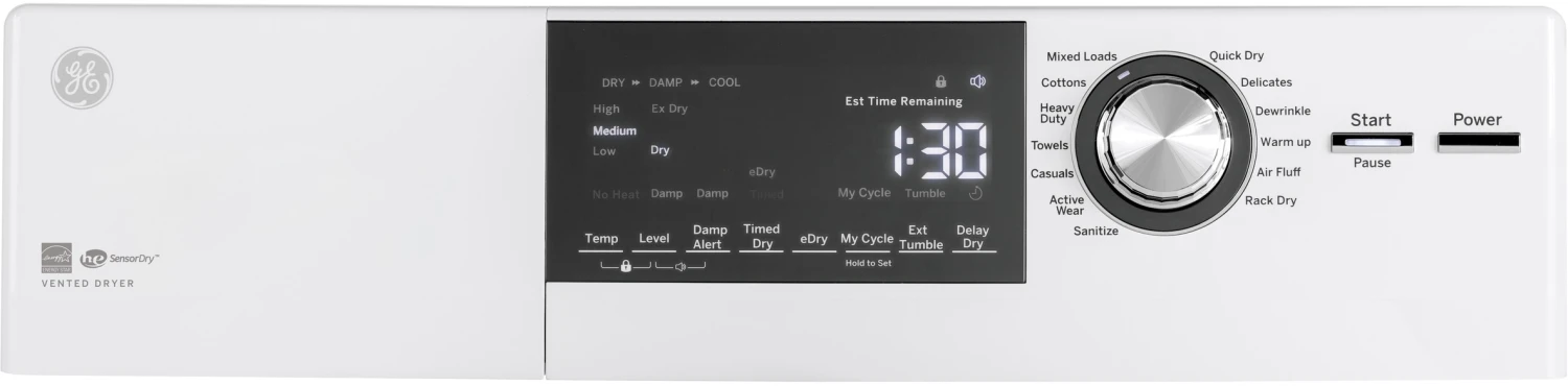 Open Box **Scratch And Dent** GE® 4.3 Cu. Ft. White Electric Dryer 5 Open Box **Scratch And Dent** GE® 4.3 Cu. Ft. White Electric Dryer - Image 3