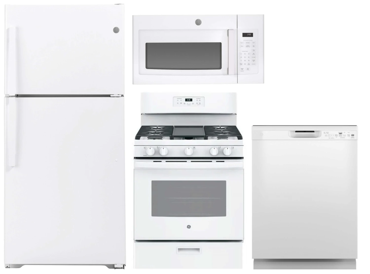 GE Kitchen 4 Piece Package 259 3 GE Kitchen 4 Piece Package 259