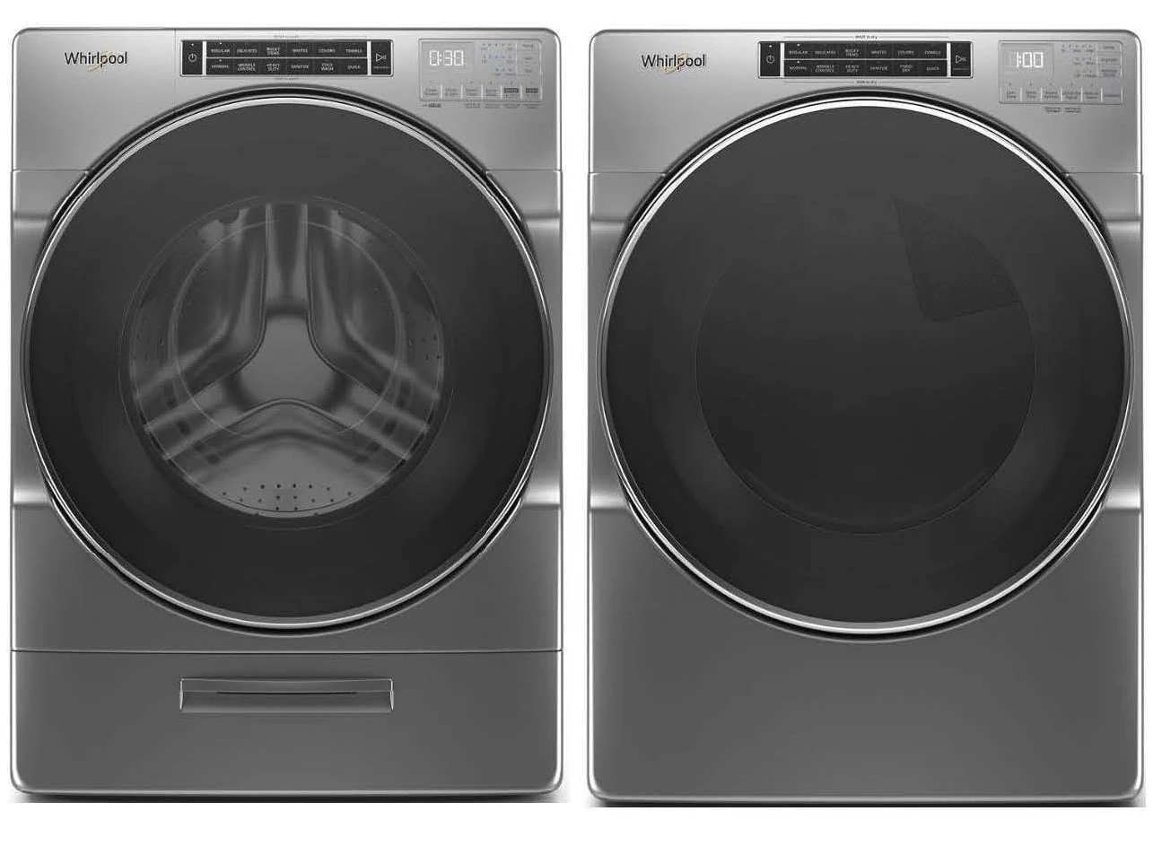 WHIRLPOOL Laundry Pair Package 89 WFW8620HC-WGD8620HC 3 WHIRLPOOL Laundry Pair Package 89 WFW8620HC-WGD8620HC