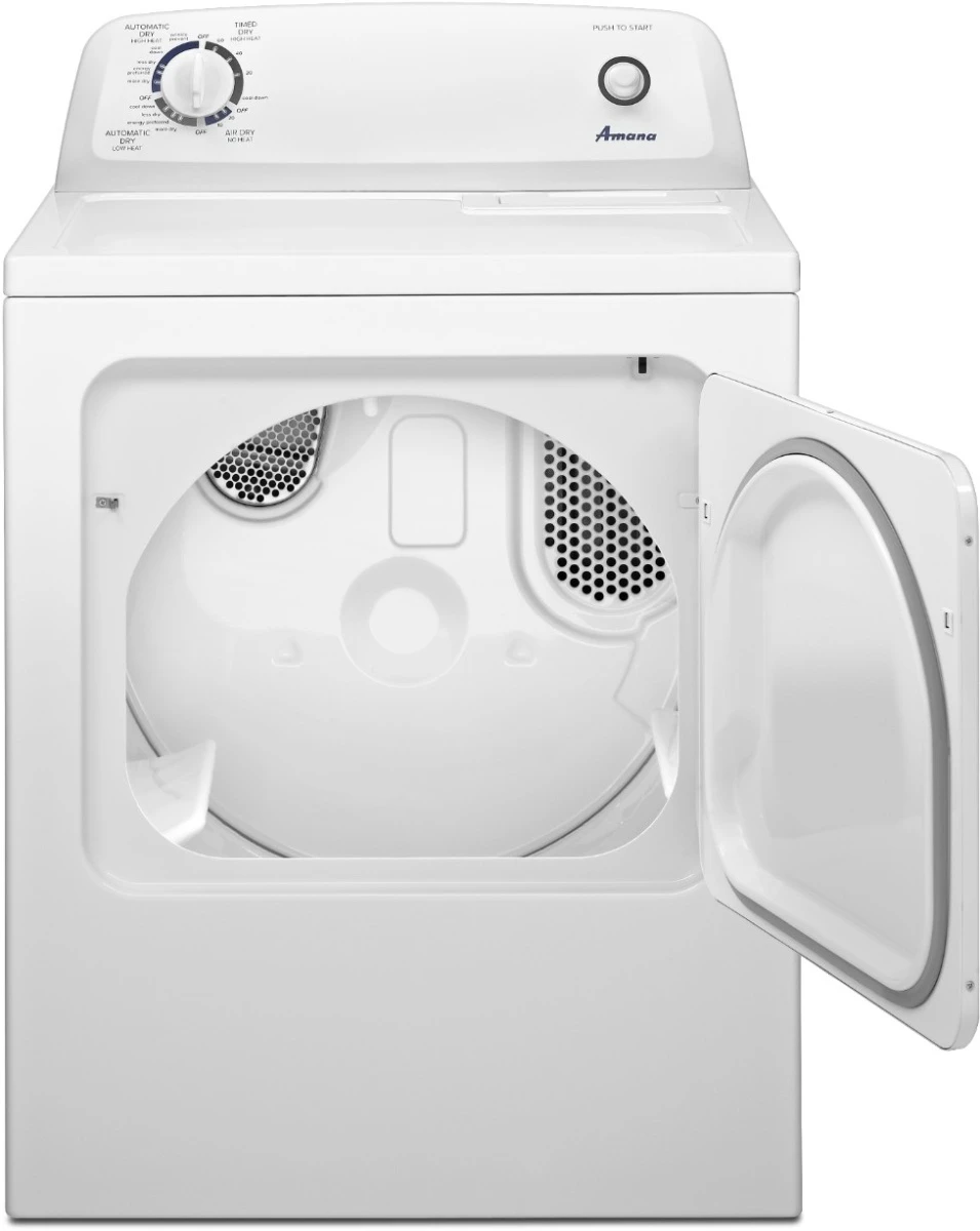 Amana® 6.5 Cu. Ft. White Front-Load Electric Dryer 4 Amana® 6.5 Cu. Ft. White Front-Load Electric Dryer - Image 2
