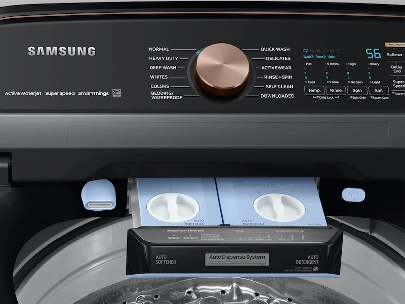 Samsung 5.5 Cu. Ft. Brushed Black Top Load Washer 11 Samsung 5.5 Cu. Ft. Brushed Black Top Load Washer - Image 9