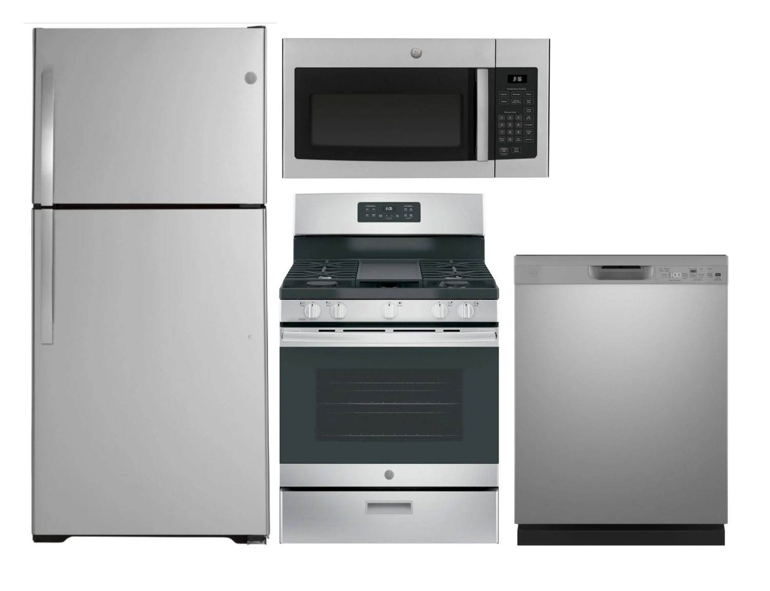 GE Kitchen 4 Piece Package 285 3 GE Kitchen 4 Piece Package 285