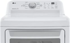 Open Box **Scratch And Dent** LG 7.3 Cu. Ft. White Front Load Electric Dryer -Samsung LG Store 2f7dfa2a 3bdb 406a be58 35285134f1a5 1
