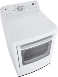 Open Box **Scratch And Dent** LG 7.3 Cu. Ft. White Front Load Electric Dryer -Samsung LG Store 3084b963 ae3b 40bf a048 2bd46686dd71 1