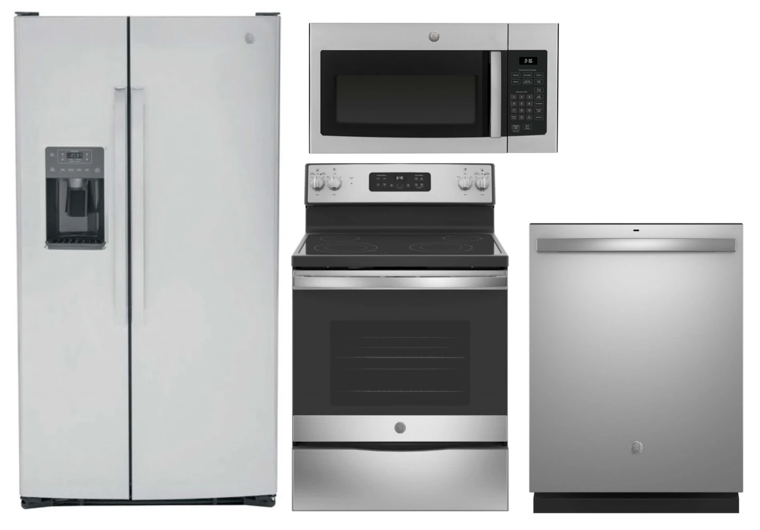 GE Kitchen 4 Piece Package 268 3 GE Kitchen 4 Piece Package 268