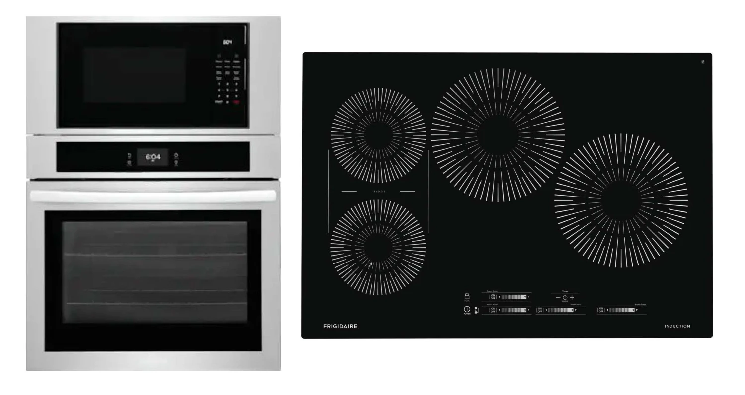 FRIGIDAIRE CookIng 2 Piece Package 447 FCWM3027AS-FCCI3027AB 3 FRIGIDAIRE CookIng 2 Piece Package 447 FCWM3027AS-FCCI3027AB