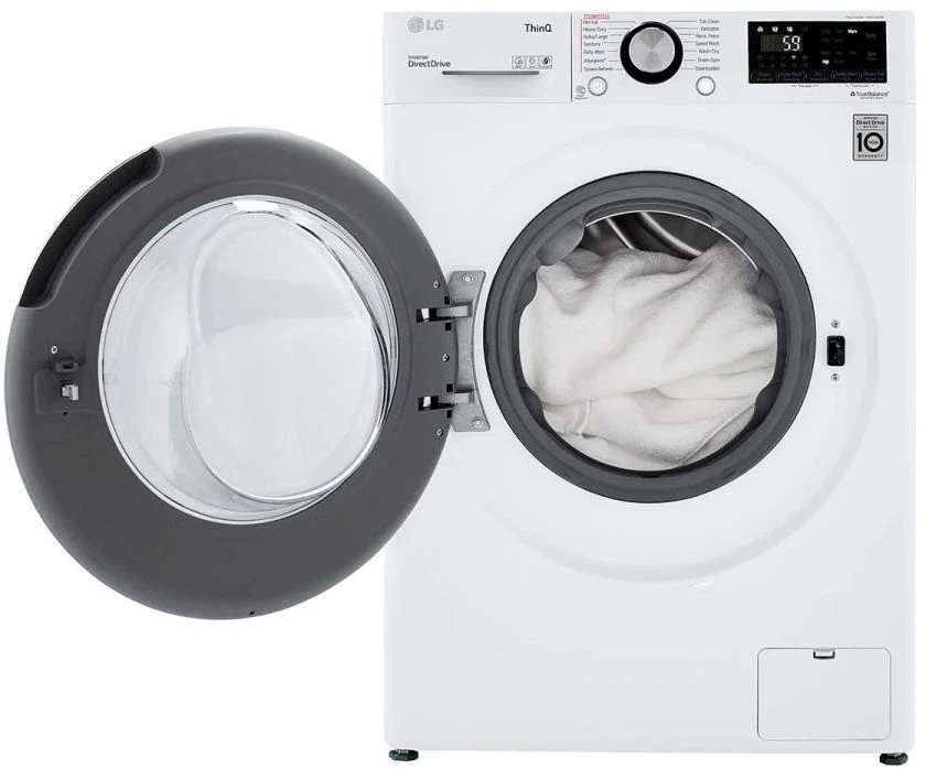 LG 2.4 Cu. Ft. White Front Load Washer Dryer Combo 10 LG 2.4 Cu. Ft. White Front Load Washer Dryer Combo - Image 8