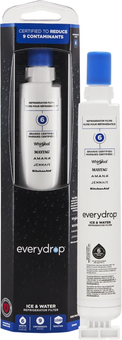 Whirlpool® Everydrop® Refrigerator Water Filter 6 3 Whirlpool® Everydrop® Refrigerator Water Filter 6