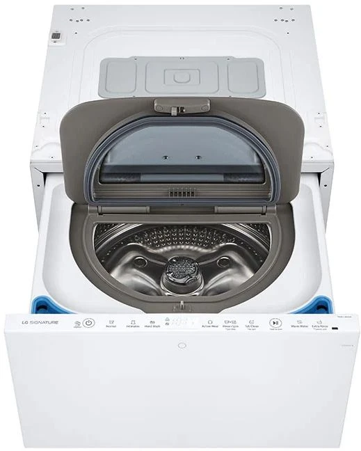 LG Signature SideKick™ 0.7 Cu. Ft. White Pedestal Washer 4 LG Signature SideKick™ 0.7 Cu. Ft. White Pedestal Washer - Image 2