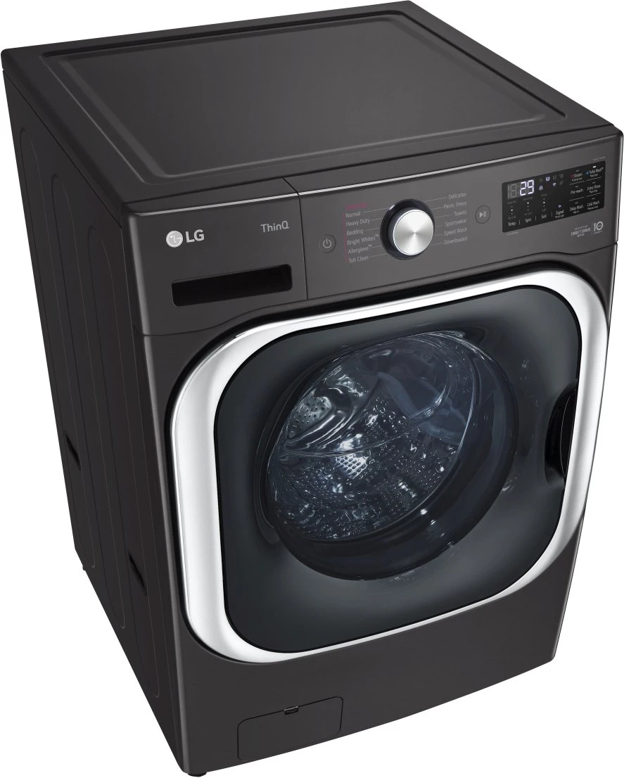 Open Box **Scratch And Dent** LG 5.2 Cu. Ft. Black Steel Front Load Washer 5 Open Box **Scratch And Dent** LG 5.2 Cu. Ft. Black Steel Front Load Washer - Image 3