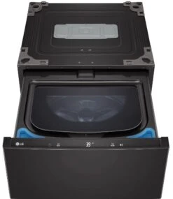 LG 1.0 Cu. Ft. Black Steel Pedestal Washer -Samsung LG Store 3bb2a5dc cf39 4668 9213 5bde284c78db
