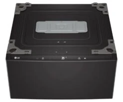 LG 1.0 Cu. Ft. Black Steel Pedestal Washer