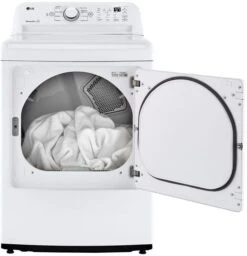 LG 7.3 Cu. Ft. White Front Load Gas Dryer -Samsung LG Store 3e9317db dfb9 4f0c b96d fb0c6e1eeb84