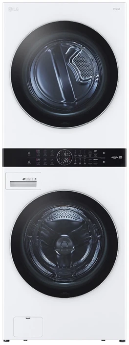 Open Box **Scratch And Dent** LG 4.5 Cu. Ft. Washer, 7.4 Cu. Ft. Electric Dryer White Front Load Stack Laundry 3 Open Box **Scratch And Dent** LG 4.5 Cu. Ft. Washer, 7.4 Cu. Ft. Electric Dryer White Front Load Stack Laundry