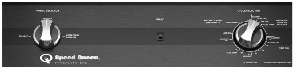 Speed Queen® DR3 7.0 Cu. Ft. White Front Load Electric Dryer 6 Speed Queen® DR3 7.0 Cu. Ft. White Front Load Electric Dryer - Image 4