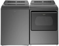 Whirlpool® Chrome Shadow Laundry Pair