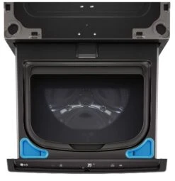 LG 1.0 Cu. Ft. Black Steel Pedestal Washer -Samsung LG Store 44ce87bd 233a 491d 9588 7dc07c64b259
