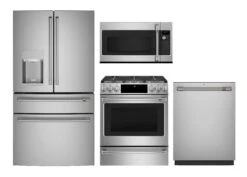 GECAFE Kitchen 4 Piece Package 355 CVE28DP2NS1-CGS700P2MS1-CDT845P2NS1-CVM517P2RS1