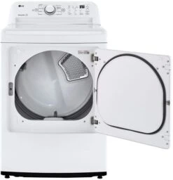 LG 7.3 Cu. Ft. White Front Load Gas Dryer -Samsung LG Store 46013c8f 7884 4d52 a884 d81be9570472